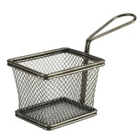 10cm Black Fryer Serving Basket